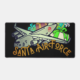 Santa, Air Force, Army Schreibtischunterlage