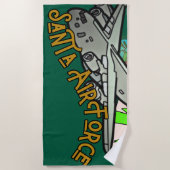 Santa, Air Force, Army Strandtuch (Vorderseite)