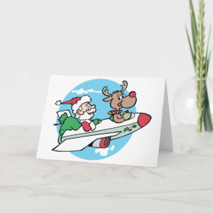 Santa Airways Feiertagskarte