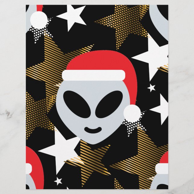 Santa Alien Eemoji (Vorderseite)