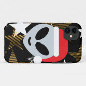 Santa Alien Eemoji Case-Mate iPhone Hülle (Rückseite (Horizontal))