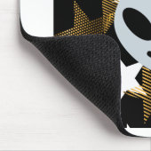 Santa Alien Eemoji Mousepad (Ecke)