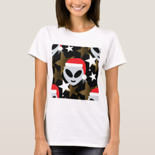 Santa Alien Eemoji T-Shirt