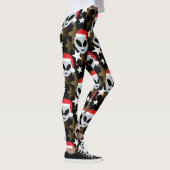 Santa Alien Emoji Leggings (Rechts)