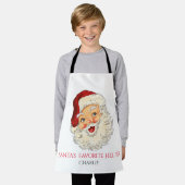 Santa All-over Print Schürze für Kinder (Getragen)