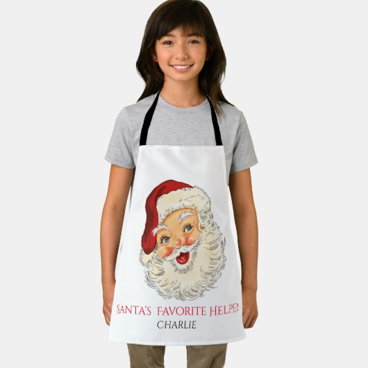 Santa All-over Print Schürze für Kinder (Insitu)