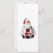 SANTA ALS ARZT EINLADUNG (Rückseite)