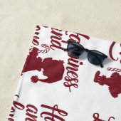 Santa als Kleinkind - Glück und Liebe Strandtuch (Beispiel)