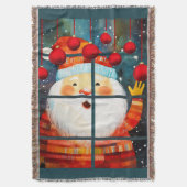 SANTA AM FENSTER DECKE (Vorderseite Vertikal)