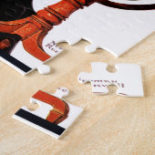 Santa am Globus Puzzle (Seite)