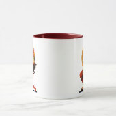 Santa am Globus Tasse (Zentrum)