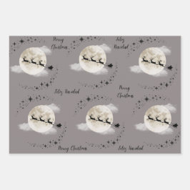 SANTA AM XMAS DAY GESCHENKPAPIER SET