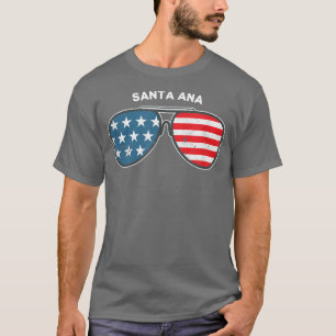 Santa Ana California CA US Cities America 4th J T-Shirt