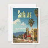 Santa Ana California Postkarte (Vorne/Hinten)