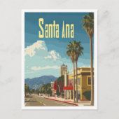 Santa Ana California Postkarte (Vorderseite)