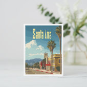 Santa Ana California Postkarte (Stehend Vorderseite)