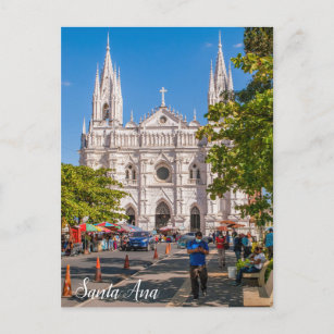 Santa Ana, El Salvador, Kathedrale Postkarte