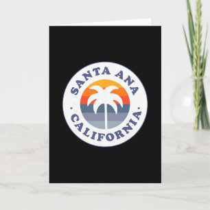 Santa Ana Kalifornien Ca Palme Strand Urlaub S Karte