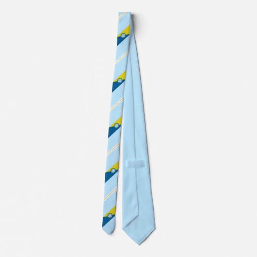Santa Ana (Kalifornien) Stadtflagge Neck Tie Krawatte (Rückseite)