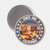 Santa Ana Magnet (Vorderseite/Rückseite)