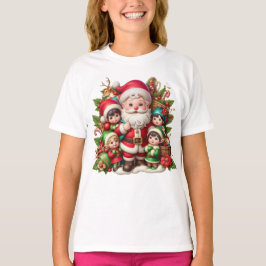 Santa and children T-Shirt