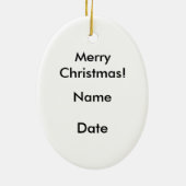 Santa and Deer Odd Couple Ornament (Hinten)