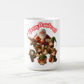 Santa and Elf Cats – Meo Christmas Cute Holiday Kaffeetasse (Mittel)