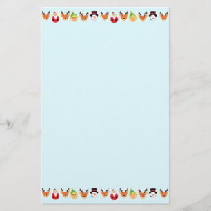 Santa and Friends Briefpapier