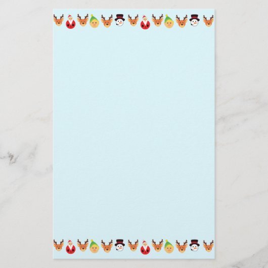 Santa and Friends Briefpapier (Vorderseite)