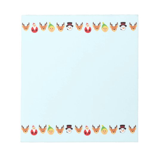 Santa and Friends Notizblock (Vorderseite)