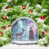 Santa and his Reindeer on Christmas Eve magic Schneekugeln (Weihnachten)