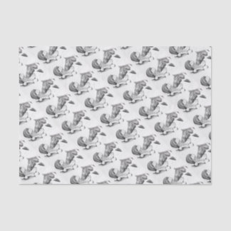 Santa-and-Horse-1 Seidenpapier