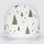 Santa and Reindeer Schneekugeln (Rückseite)