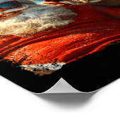 Santa And Reindeer Selfie Funny Christmas Vacation Poster (Ecke)