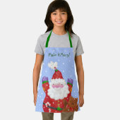 Santa and Teddy Schürze (Insitu)