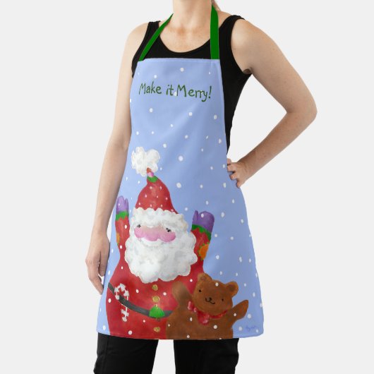 Santa and Teddy Schürze (InSitu)