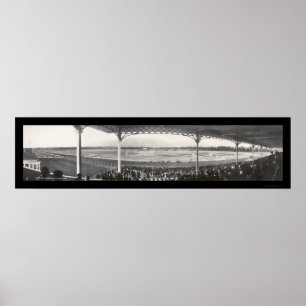 Santa Anita Race Track Foto 1908 Poster