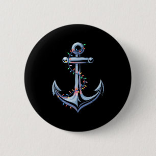 Santa Anker Coole Weihnachtsbeleuchtung Bootfahren Button