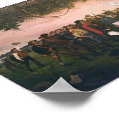 Santa Anna hat sich Sam Houston in San Jacinto übe Poster (Ecke)