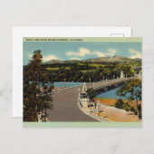Santa Anna River Bridge Riverside, Kalifornien Postkarte (Vorne/Hinten)