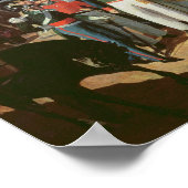 Santa Anna trotzt den spanischen Truppen Poster (Ecke)