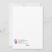 Santa Anrives #121130 Feiertagskarte (Rückseite)