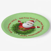 Santa Anuncing Collection Set Pappteller (Schrägansicht)