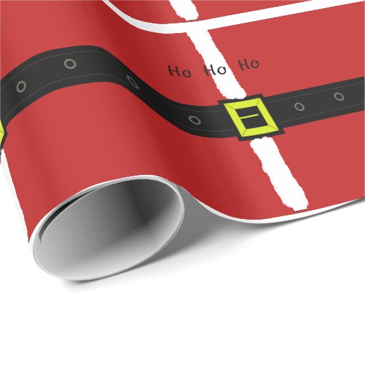 Santa Anzug Geschenkpapier (Rolleneckpunkt)