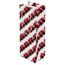 Santa Anzug Geschenktüte Für Weinflaschen