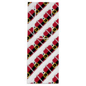 Santa Anzug Geschenktüte Für Weinflaschen (Vorderseite)