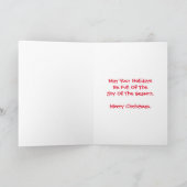 Santa Anzug Ho Ho Weihnachten (Innenseite)