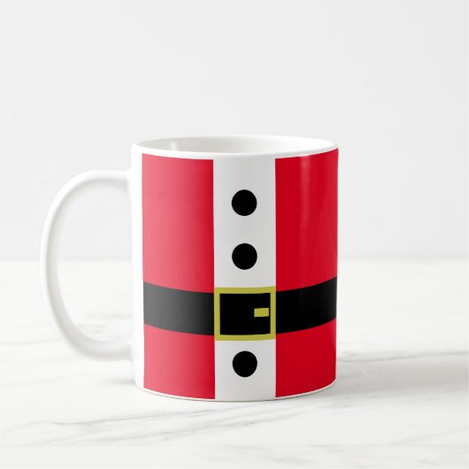 Santa Anzug Kaffeetasse (Links)