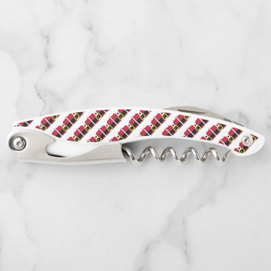 Santa Anzug Kellnermesser (Vorderseite)