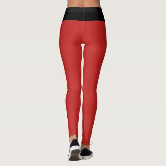 Santa Anzug Leggings (Rückseite)